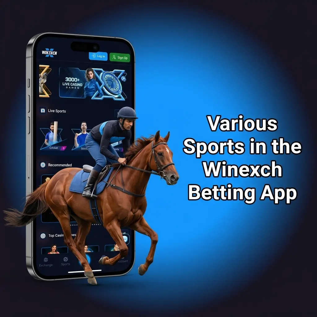 Winexch betting app sports options including cricket, football, kabaddi, tennis, basketball, and eSports for Indian bettors