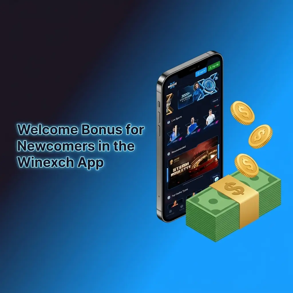 Winexch app welcome bonus for new players offering 200% match up to ₹20,000 for sports and casino