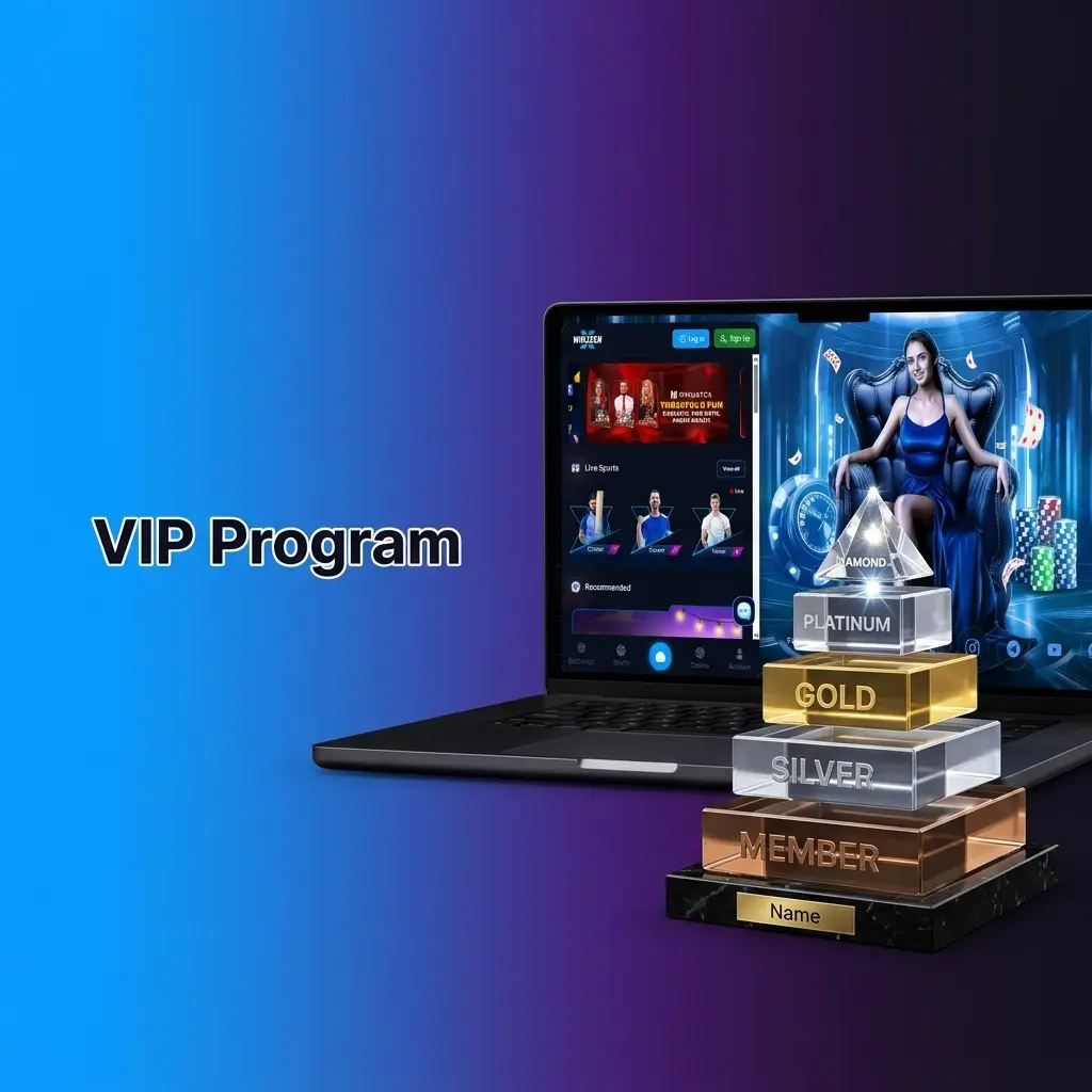 Winexch VIP program tiers Bronze Silver Gold Platinum with exclusive rewards for active players in India