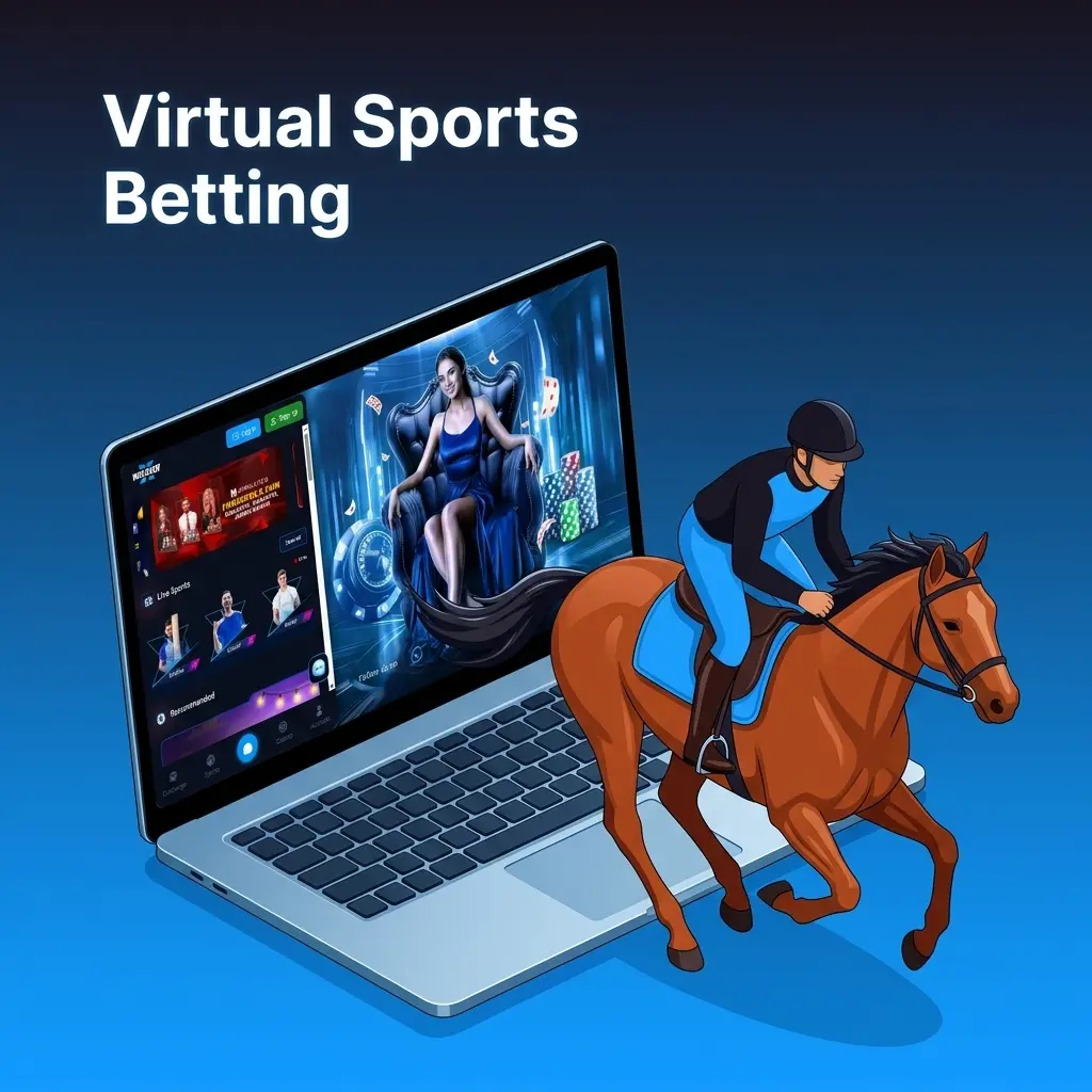 Virtual sports betting options on Winexch including cricket, football, horse racing and basketball simulations for India players